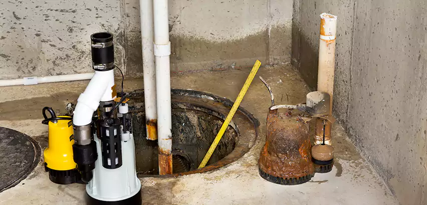 Installing Sump Pump in Finished Basement in Libertyville, IL